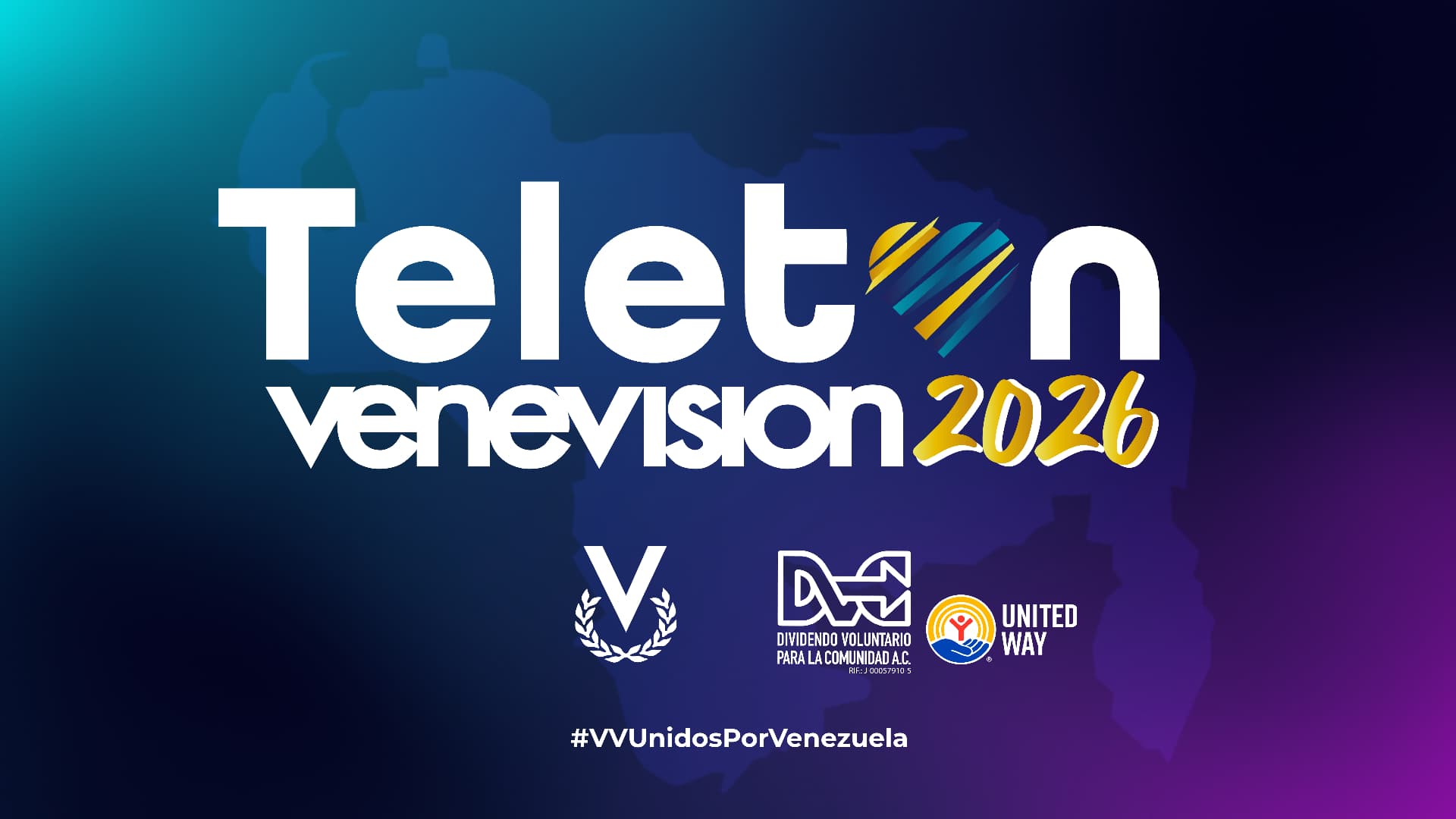 Teletón Venevision 2026 — October 17, with Venevision, DVC and United Way
